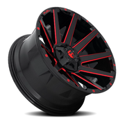 Fuel Contra 20x10 -18 8x180mm 124.3mm Gloss Red Milled
