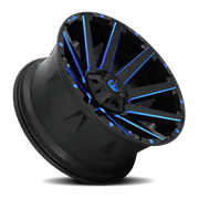 Fuel Contra 20x9 +20 8x165.1mm 125.2mm Gloss Blue Milled