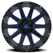 Fuel Contra 20x10 -18 8x170mm 125.1mm Gloss Blue Milled