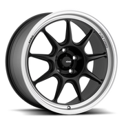 Konig Countergram 19x9.5 +35 5x114.3mm 73.1mm Matte Black Machined Lip