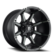 Fuel Coupler 18x9 +19 6x135mm 106.1mm Matte Black Machined-Dark Tint