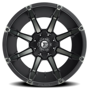 Fuel Coupler 20x9 +20 8x180mm 124.3mm Matte Black Machined-Dark Tint