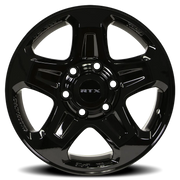 RTX Courier 16x7 +30 6x130mm 84.1mm Gloss Black