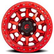 Fuel Covert Beadlock 17x9 -38 5x127mm 71.5mm Candy Red