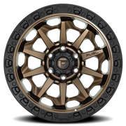 Fuel Covert 20x10 -18 8x165.1mm 125.22mm Matte Bronze Black Bead Ring