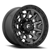 Fuel Covert 15x8 -19 5x139.7mm 108mm Matte Gunmetal Black Bead Ring