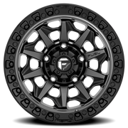 Fuel Covert 18x9 +1 6x135mm 87.1mm Matte Gunmetal Black Bead Ring