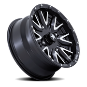MSA Creed 16x7 +10 4x137mm 96mm Matte Black Machined