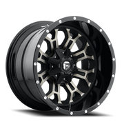 Fuel Crush 22x14 -70 6x135mm 106.1mm Matte Black Double Dart Tint