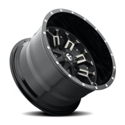Fuel Crush 22x14 -70 6x135mm 106.1mm Matte Black Double Dart Tint