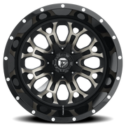 Fuel Crush 22x14 -70 6x135mm 106.1mm Matte Black Double Dart Tint