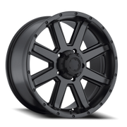 Ultra Crusher 195 17x9 -12 5x127mm 78mm Satin Black Satin Clear Coat
