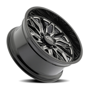 Cali Offroad Crusher 22x10 -19 6x139.7mm 106.1mm Gloss Black Milled