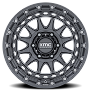 KMC Crux 17x8.5 +0 5x127mm 71.5mm Gloss Gunmetal