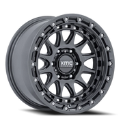 KMC Crux 17x8.5 +25 6x139.7mm 106.1mm Gloss Gunmetal