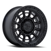 Fuel Cycle UTV 15x7 +10 4x156mm 115.1mm Matte Black Gloss Black Lip