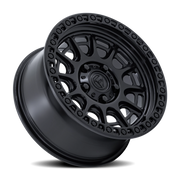 Fuel Cycle UTV 15x7 +10 5x114.3mm 72.56mm Matte Black Gloss Black Lip