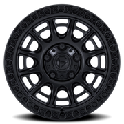 Fuel Cycle UTV 15x7 +10 5x114.3mm 72.56mm Matte Black Gloss Black Lip