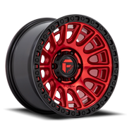 Fuel Cycle 17x9 -12 6x139.7mm 106.1mm Candy Red Black Ring