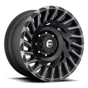 Fuel Cyclone 18x9 -12 6x139.7mm 106.1mm Machined Double Dark Tint