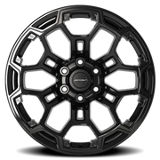 Defiant DF03B 17x9 -12 5x127mm 71.5mm Gloss Black