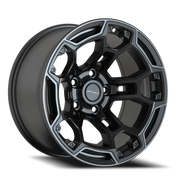 Defiant DF03B 17x9 -12 5x127mm 71.5mm Satin Black Dark Charcoal Two Tone