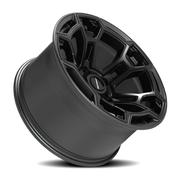 Defiant DF03B 17x9 -12 5x127mm 71.5mm Satin Black Dark Charcoal Two Tone