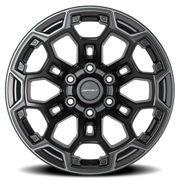 Defiant DF03 18x9 -12 6x139.7mm 78.1mm Satin Black Dark Charcoal Two Tone