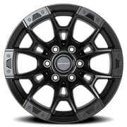 Defiant DF04 17x9 +12 6x135mm 87mm Satin Black