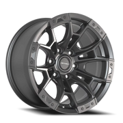 Defiant DF04 17x9 +12 6x135mm 87mm Satin Dark Charcoal