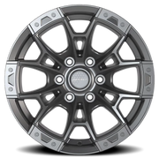 Defiant DF04 17x9 +12 6x135mm 87mm Satin Dark Charcoal