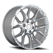 Defiant DF18C 22x9 +18 6x135mm 87mm Gloss Silver Machined