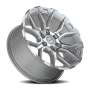 Defiant DF18C 22x9 +18 6x135mm 87mm Gloss Silver Machined