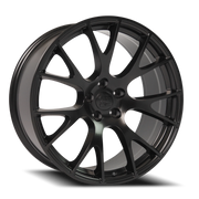 OE Wheels DG15 22x9 +18 5x115mm 71.5mm Satin Black