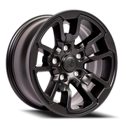 OE Wheels DG55 17x8 +18 5x139.7mm 77.8mm Satin Black