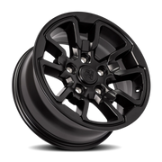 OE Wheels DG55 17x8 +18 5x139.7mm 77.8mm Satin Black