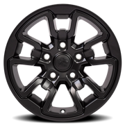 OE Wheels DG55 17x8 +18 5x139.7mm 77.8mm Satin Black