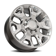 OE Wheels DG66 20x8 +55 8x165.1mm 121.3mm Hyper Silver Chrome