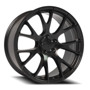 OE Wheels DG69 22x10 +25 5x139.7mm 77.8mm Satin Black