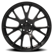 OE Wheels DG69 22x10 +25 5x139.7mm 77.8mm Satin Black
