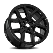 OE Wheels DG86 22x9 +19 6x139.7mm 77.8mm Gloss Black