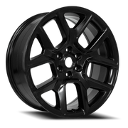 OE Wheels DG86 22x9 +19.1 6x139.7mm 77.8mm Satin Black