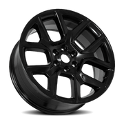 OE Wheels DG86 22x9 +19.1 6x139.7mm 77.8mm Satin Black