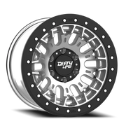 Dirty Life Race Wheels DT-3 9317 17x9 -12 6x139.7mm 106mm Machined Silver