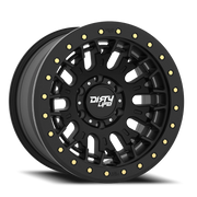 Dirty Life Race Wheels DT-3 9317 17x9 -12 6x139.7mm 106mm Satin Black