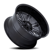 Fuel Darkstar 20x9 +1 8x170mm 125.1mm Matte Gunmetal Black Lip