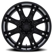 Fuel Darkstar 22x9 +1 5x139.7mm 87.1mm Matte Black Gloss Black Lip
