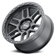 Mayhem Delta 20x9 +0 6x139.7mm 106mm Matte Black Matte Black Lip