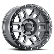 Mayhem Delta 20x9 -12 8x170mm 125.2mm Matte Gunmetal Matte Black Lip