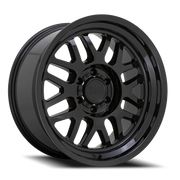 Black Rhino Delta 20x9.5 +2 5x127mm 71.5mm Gloss Black